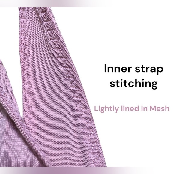 Victoria Sport Ballet Pink Size Medium Strappy Sports Bra - Picture 8 of 14